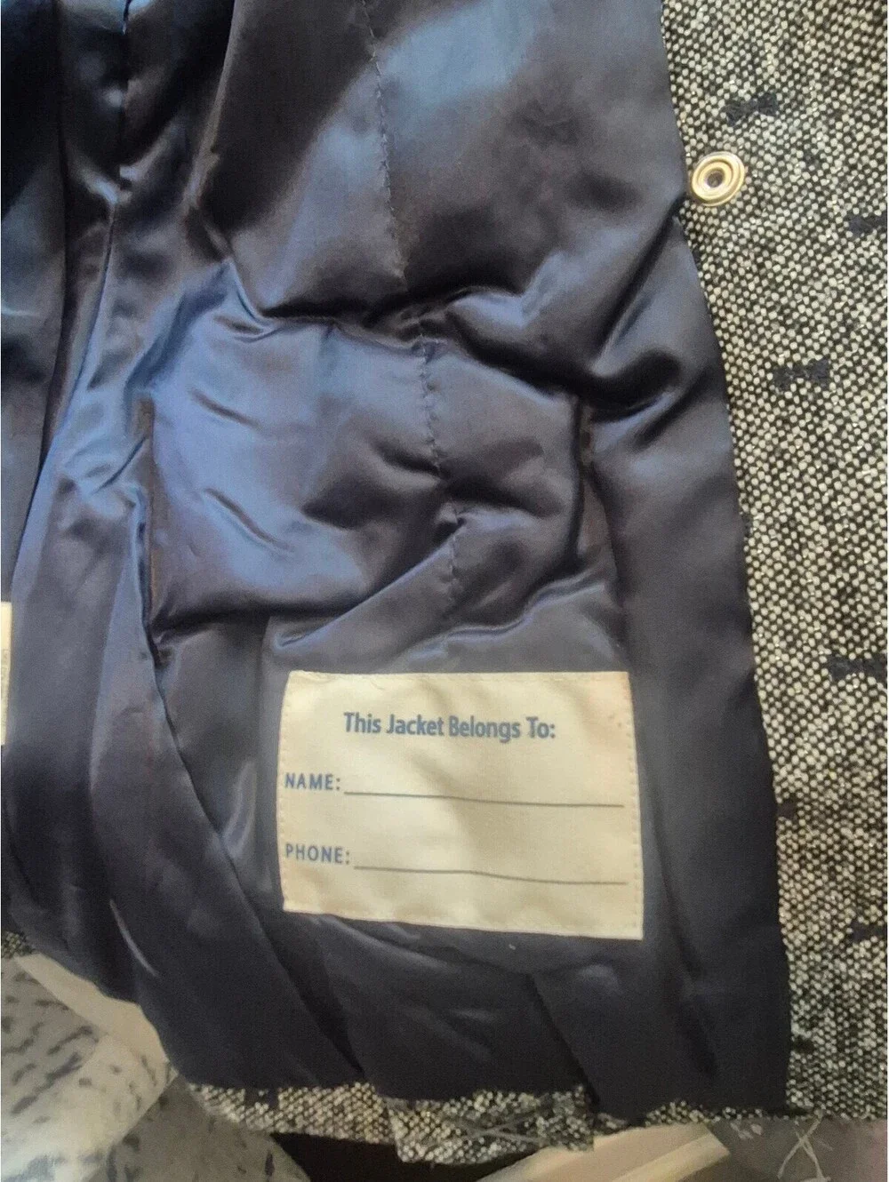 OshKosh B'gosh Girls' Hooded Wool Blend Coat Size 4